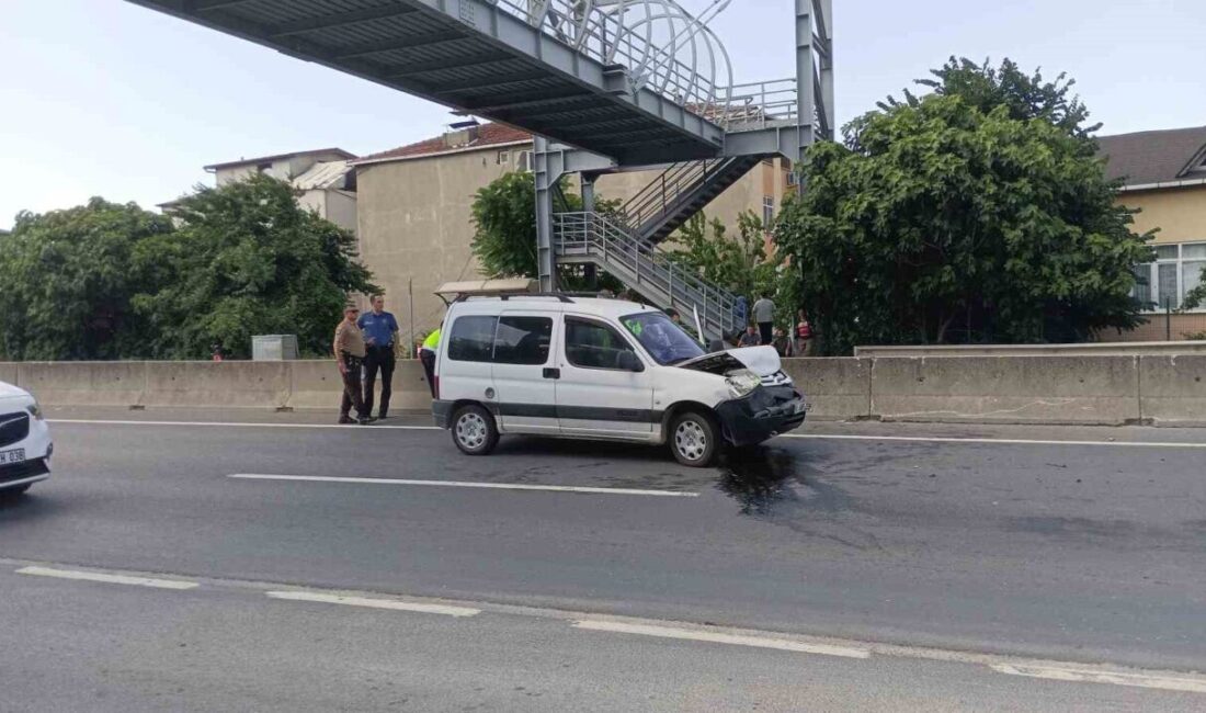 Kocaeli’nin Karamürsel ilçesinde meydana gelen trafik kazasında bir hafif ticari