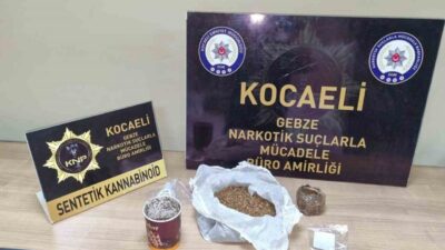 Kocaeli genelinde gerçekleştirilen uyuşturucu operasyonlarında sentetik kannabinoid, metamfetamin ve ecstasy
