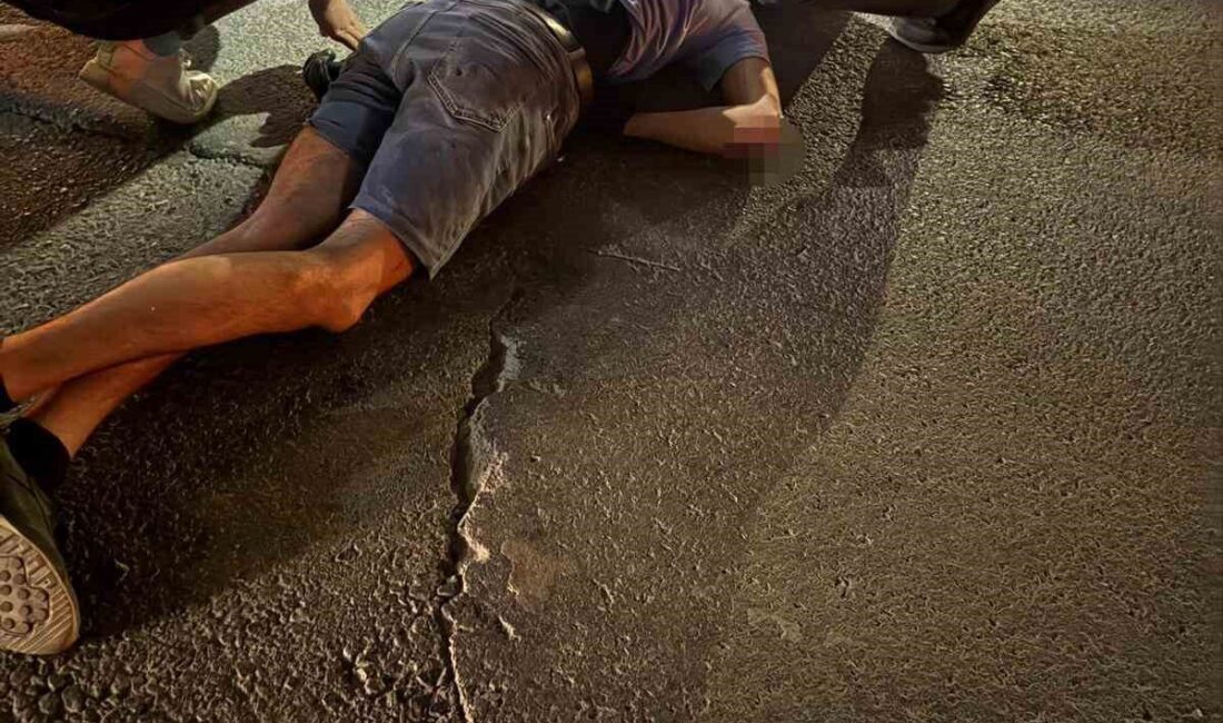 Kocaeli’nin Körfez ilçesinde meydana gelen trafik kazasında bir motosiklet sürücüsü