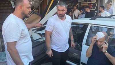 Fatih’te bir sürücü, otomobilinin direksiyon kontrolünü kaybederek kaldırıma çıktı ve