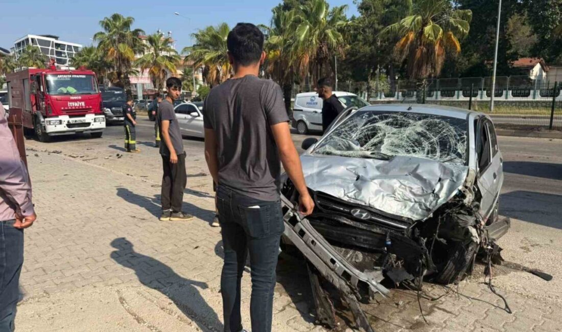 Serik ilçesinde meydana gelen trafik kazasında bir kişi yaralandı. Sabah