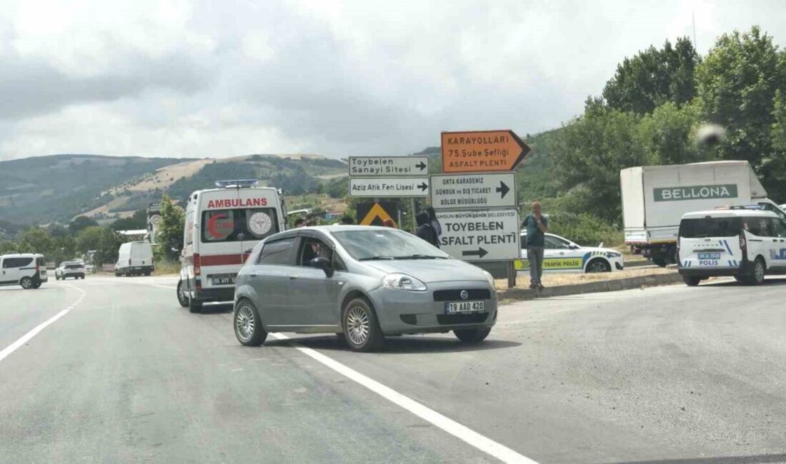 Samsun’da meydana gelen bir trafik kazasında bir kişi yaralandı. Olay,