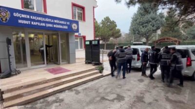 Konya merkezli 5 ilde yapılan göçmen kaçakçılığı operasyonunda 10 kişi