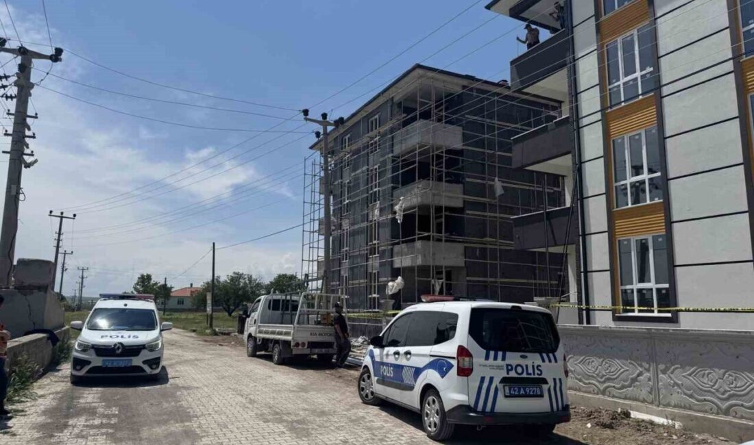 Kulu ilçesinde bir inşaatta çalışan işçi, elektrik akımına kapılarak 4.