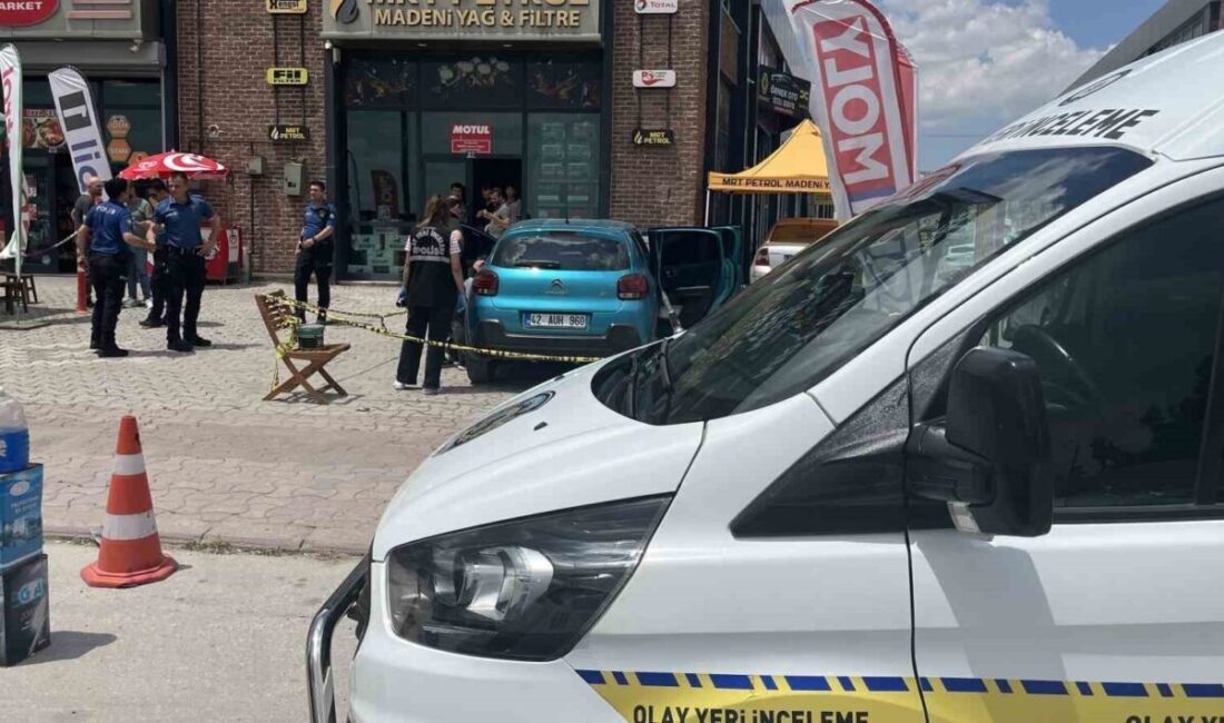 Konya’da bir kafeye silahlı saldırıda bulunan şüpheli, polislerin kovalamacası sonucunda