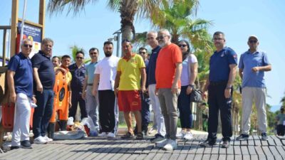 Kumluca ilçesinde yüzme alanlarında denetim gerçekleştirildi. Suda boğulma vakalarını önleme