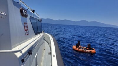 Kuşadası, Aydın ilçesinde meydana gelen olayda, Sahil Güvenlik ekipleri 2