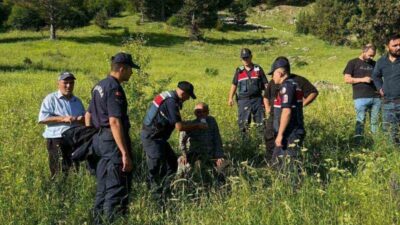 Kütahya’nın Gediz ilçesinde kaybolan yaşlı bir adam, gece boyunca devam