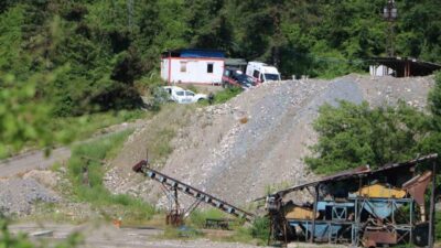 Bolu’nun Mengen ilçesinde, Yanar Elmas Madencilik şirketine ait maden ocağında