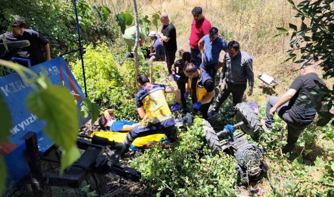 Malatya’nın Battalgazi ilçesinde, bir çapa motorunun kontrolünün kaybedilmesi sonucu dere
