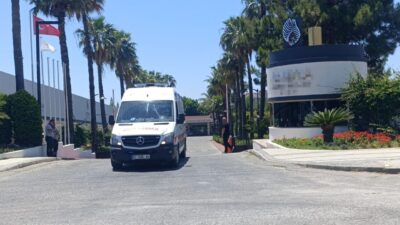 Manavgat ilçesine bağlı Kızılağaç Turizm Bölgesi’ndeki bir otelde meydana gelen