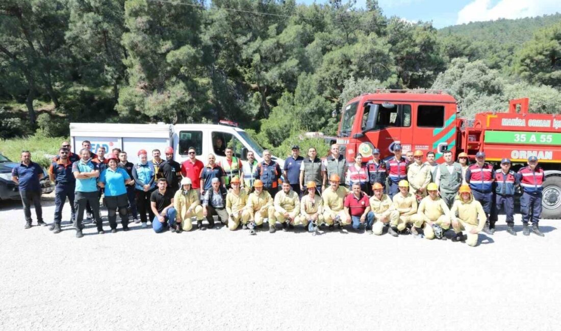 Manisa’da, “Manisa Orman Yangın Riskini Azaltma Planı” kapsamında düzenlenen geniş