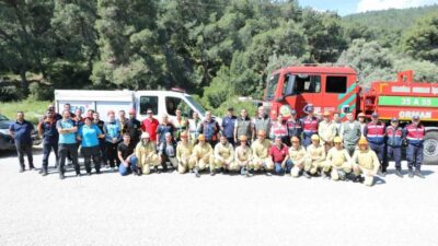 Manisa’da, “Manisa Orman Yangın Riskini Azaltma Planı” kapsamında düzenlenen geniş