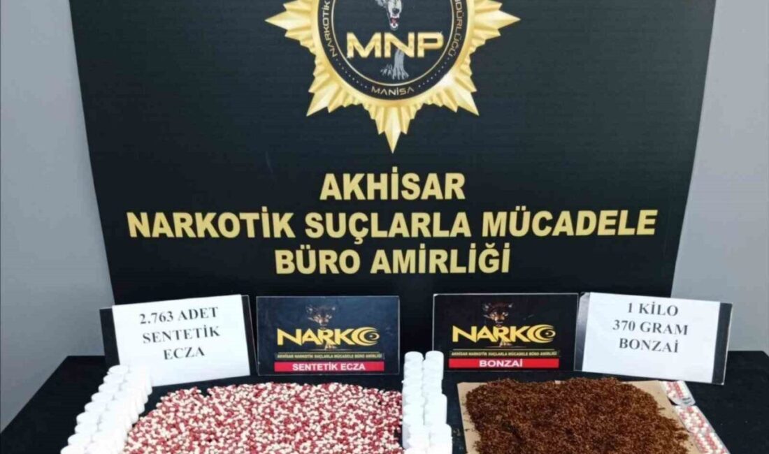 Manisa ilinde uyuşturucu ticareti yapan kişilere yönelik operasyonda gözaltına alınan