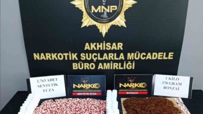 Manisa ilinde uyuşturucu ticareti yapan kişilere yönelik operasyonda gözaltına alınan