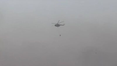 Mardin’in Kızıltepe ilçesinde Uluköy Mahallesi’nde çıkan örtü yangınına, henüz belirlenemeyen
