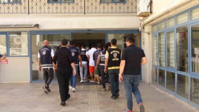 Marmaris’te yapılan bir operasyonda yasa dışı yollarla yurt dışına kaçmaya
