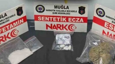 Muğla İl Emniyet Müdürlüğü ekipleri, Mayıs ayında düzenledikleri 196 narkotik