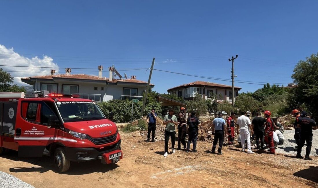 Muğla’nın Menteşe ilçesine bağlı Yeniköy Mahallesi’nde altyapı çalışması sırasında meydana