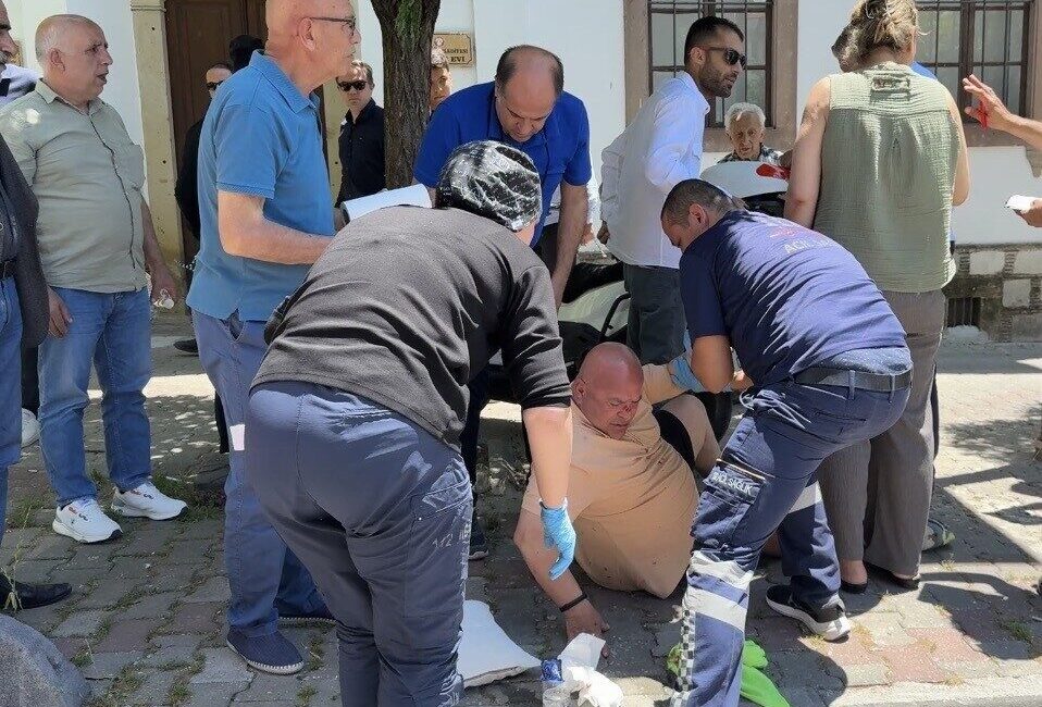 Muğla’nın Menteşe ilçesinde tek taraflı bir motosiklet kazası meydana geldi