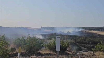 Balıkesir’in Kepsut ilçesinde, Osmaniye kırsal mahallesi yakınlarında tarım arazisinde akşam