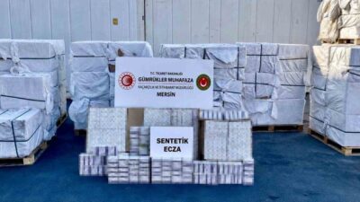 Mersin Limanı’nda düzenlenen operasyonda neredeyse 4 milyar 960 milyon liralık