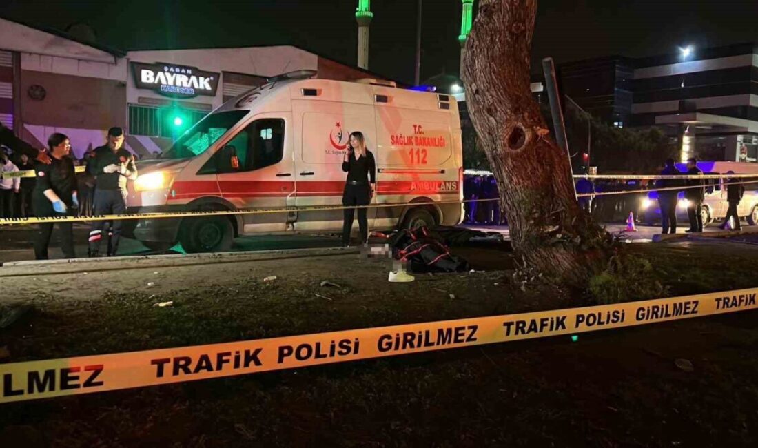 Mersin’de meydana gelen bir olayda refüjde bekleyen yayalara çarparak 4