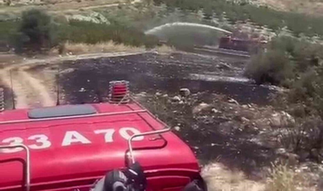 Mersin’in Mut ilçesindeki yangın, ekiplerin hızlı müdahalesi sayesinde kontrol altına