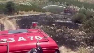 Mersin’in Mut ilçesindeki yangın, ekiplerin hızlı müdahalesi sayesinde kontrol altına
