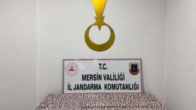 Mersin’de Jandarma ekipleri, uyuşturucu madde ticaretine yönelik düzenledikleri operasyonda 7