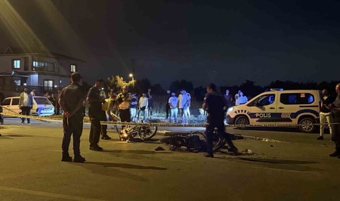Mersin’in Akdeniz ilçesinde meydana gelen bir motosiklet kazasında bir yabancı