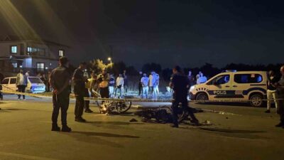 Mersin’in Akdeniz ilçesinde meydana gelen bir motosiklet kazasında bir yabancı