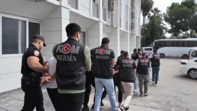 Mersin’de gerçekleşen operasyonda, silahlı yaralama, iş yeri kurşunlama, suç üstlenme,