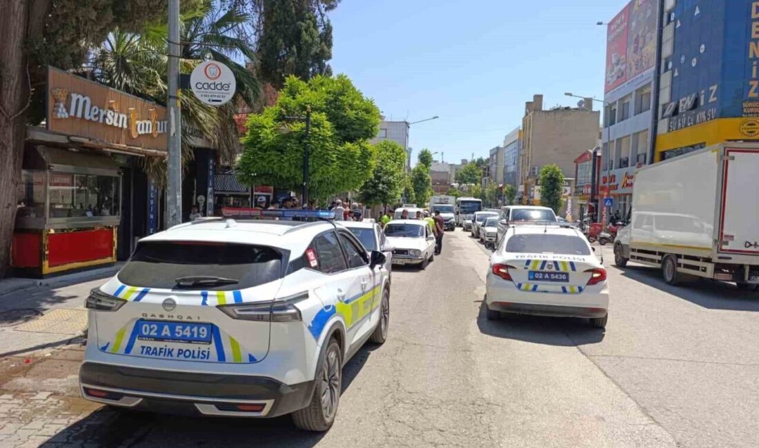 Adıyaman’da meydana gelen bir trafik kazasında motosiklet ile otomobil çarpıştı