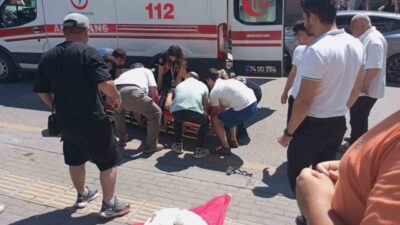 Bartın’da bir motosiklet, Orta Mahalle Hendekyanı Caddesi’nde seyir halindeyken bir