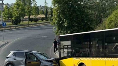 Küçükçekmece’de meydana gelen trafik kazasında, bir motosiklet sürücüsü yaralandı. Olay,