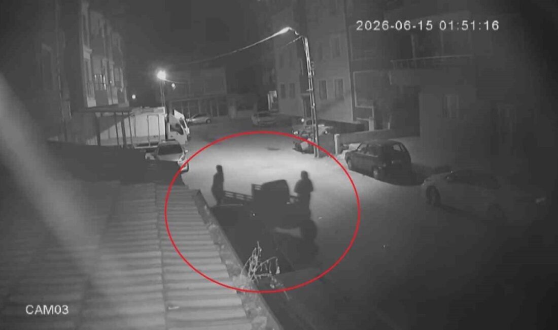 Reyhanlı ilçesinde, suç kaydı bulunan bir hırsızın, park halindeki bir