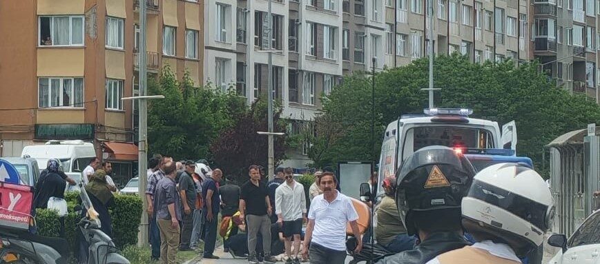 Eskişehir’de meydana gelen trafik kazasında, motosikletin karşıdan karşıya geçmeye çalışan