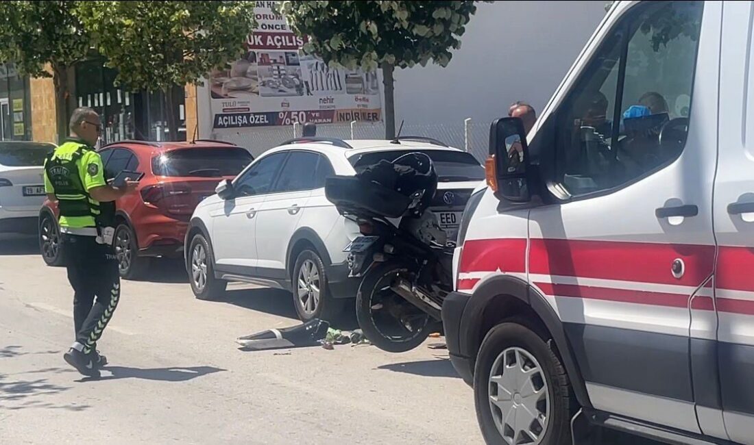 Çorum’da bir yayayı yaralayan kaza meydana geldi. Olay, Recep Tayyip