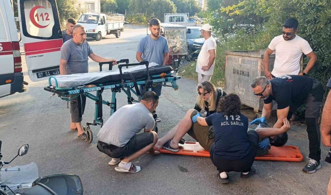 Manavgat ilçesinde yaşanan bir trafik kazasında motosiklet sürücüsü yaralandı. Olay,
