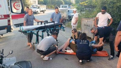 Manavgat ilçesinde yaşanan bir trafik kazasında motosiklet sürücüsü yaralandı. Olay,