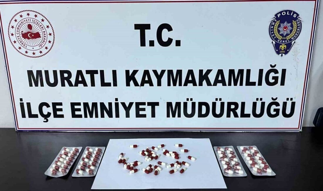 Muratlı ilçesindeki Emniyet Müdürlüğü Asayiş Büro Amirliği’ne bağlı narkotik suçlarla