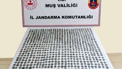 Muş’un Bulanık ilçesinde jandarma tarafından gerçekleştirilen operasyonda, Bizans dönemine ait