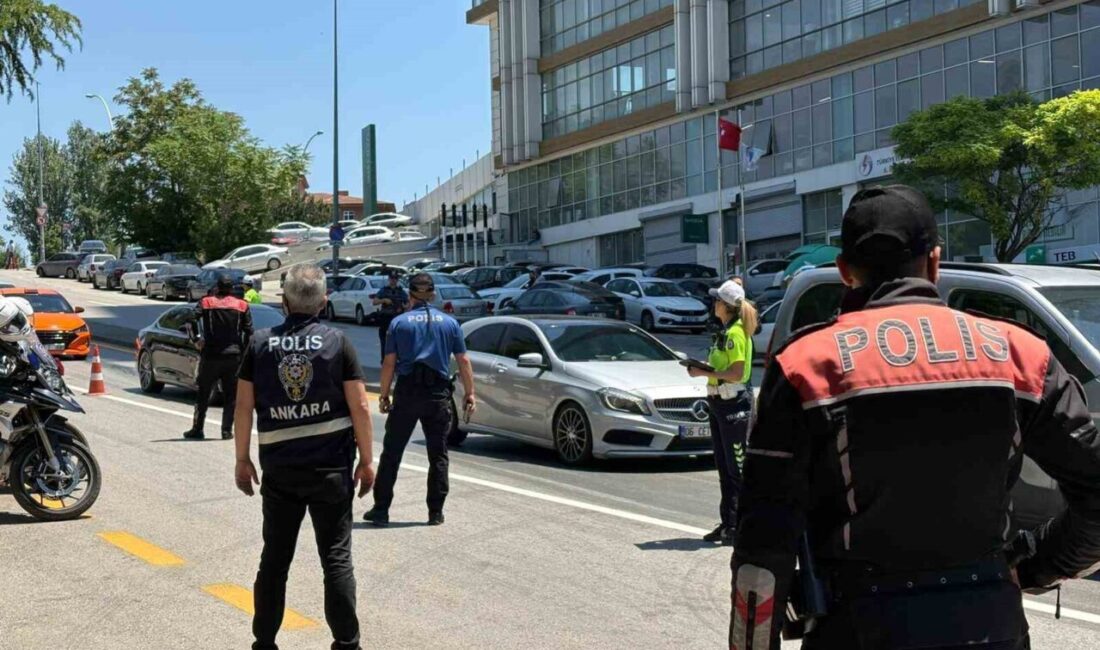 Ankara’da, NATO Liderler Zirvesi için güvenlik önlemleri artırılıyor. Polis ekipleri,