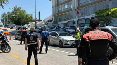 Ankara’da, NATO Liderler Zirvesi için güvenlik önlemleri artırılıyor. Polis ekipleri,