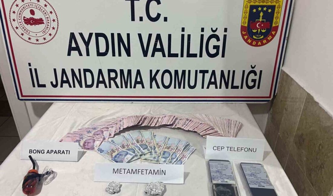 Nazilli’de yapılan operasyonda uyuşturucu satışı yaptığı sırada suçüstü yakalanan ve