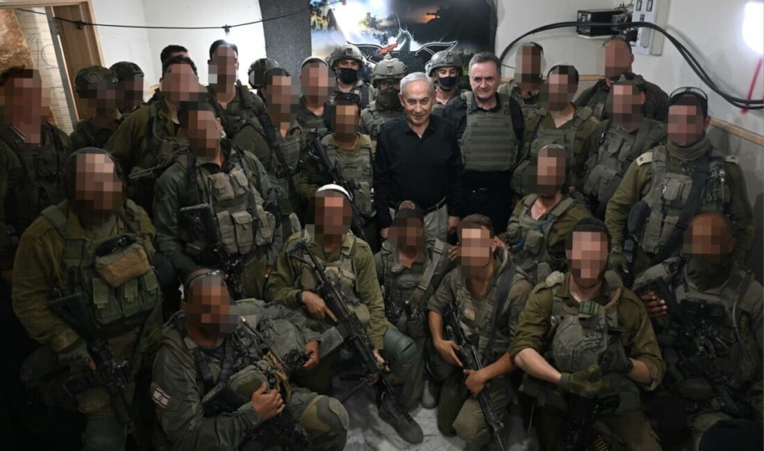 İsrail Başbakanı Binyamin Netanyahu, Lübnan’ın güneyindeki İsrail askerleriyle buluşarak, “Eğer