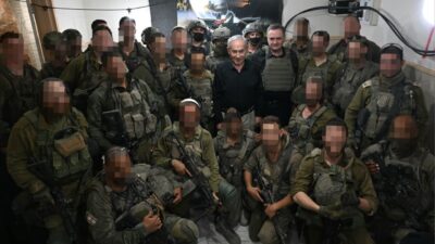 İsrail Başbakanı Binyamin Netanyahu, Lübnan’ın güneyindeki İsrail askerleriyle buluşarak, “Eğer