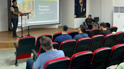 Aydın Orman İşletme Müdürlüğü, öğretmenlere yönelik yangın farkındalık eğitimi düzenledi.