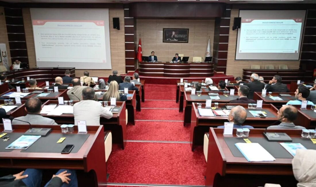 Erzurum Valisi Aydın Baruş’un başkanlığında gerçekleştirilen “Okul ve Çevresi Güvenlik
